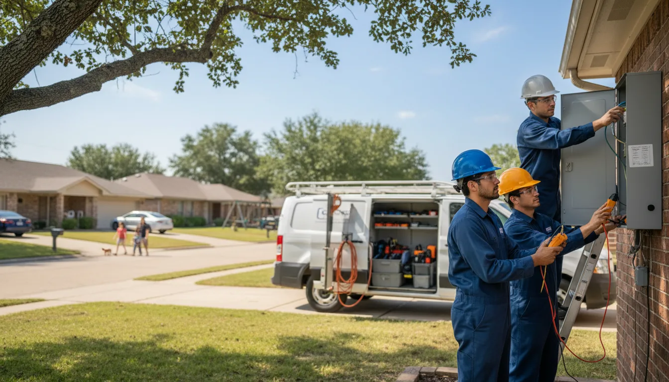 Certified electrician providing emergency electrical services in Plainfield, OH